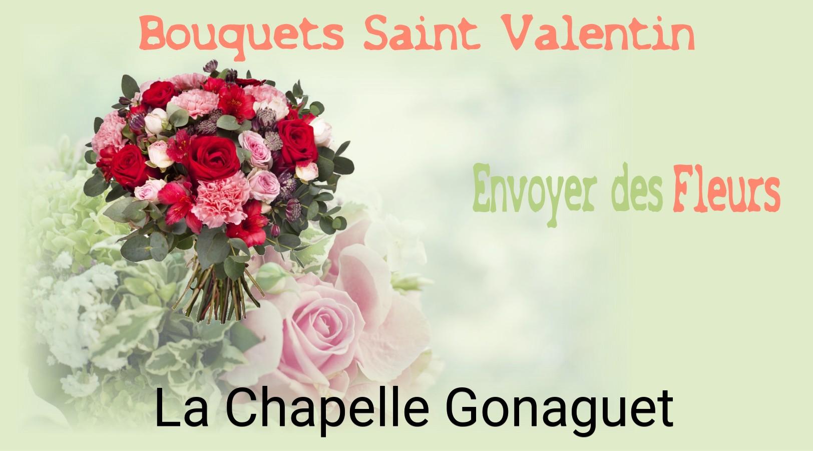 Roses de Saint-Valentin livrées à La Chapelle-Gonaguet